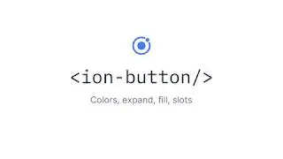 Ionic Components: Buttons