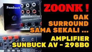 ZOONK ! GAK SURROUND SAMA SEKALI ! #hometheater #homecinema #amplifier #sunbuck
