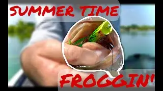 Summer Time Frog Fishing with Bradley Hallman