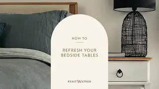 How To Refresh Your Bedside Tables | Feast Watson Timber Floor Wax & Timber Floor Paint