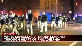 White supremacist group 'ran away from the people of Philadelphia,' police say