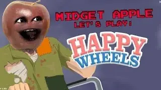 Midget Apple Let's Play HAPPY WHEELS!!!
