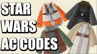 TONS of Star Wars Animal Crossing New Horizons Codes!!!