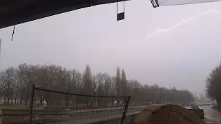 Гроза в Калининграде. 16.03.2024
