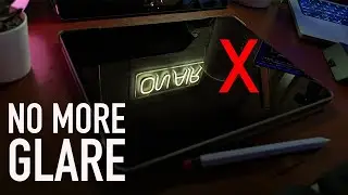 How to Stop Glare on Ipad when Filming Overhead
