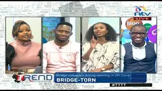 Bridge collapses during opening in DR Congo