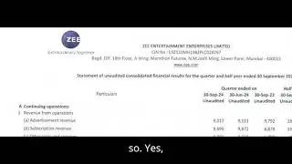 Zee Entertainment Results | Zee Entertainment Latest Results | ZEEL Share News | ZEEL Q2 Results