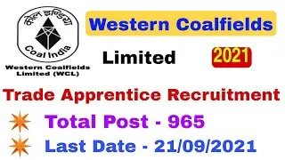 WCL Apprentice Recruitment 2021 | Trade Apprenticeship