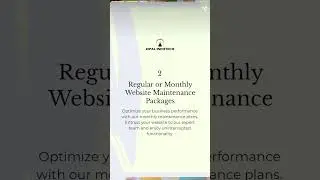 Website Maintenance Packages Overview