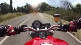 ducati monster 600 vs yamaha xt 660x vs honda hornet