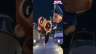 Baby Police vs. the Sneaky Thieves! #billionsurprisetoys #kidssongs #shorts #cartoon