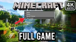 Minecraft Bedrock RTX - BetterRTX 1.4 + Vanilla RTX Opus - FULL GAME - No Commentary