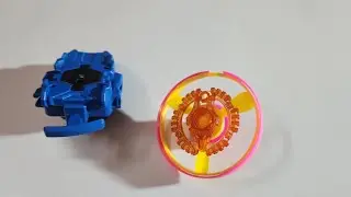 Pink And Yellow Colour Disc Different Beyblade 