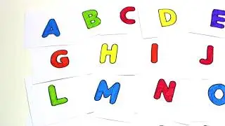 Learn Alphabet A to Z, Learn with Colours and Fun Letter Flash Cards