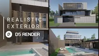 Animation with D5 Render | Private House 038 Part 2 | Downloadable File Included