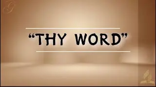 Thy Word | Instrumental | Lyrics