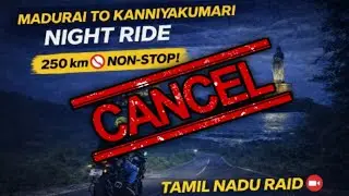 Tamil Nadu Raid LIVE 🔴 | Madurai ➝ Kanniyakumari Night Ride | 250km Non-Stop #jollyaorutrip