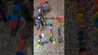 Amazing dominos trick 😁#youtube #ytshorts #use this sound.