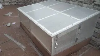 छत के जाल जंगले के ऊपर ऐसा शेड लगवाए जिससे हवा और रोशनी आती रहे और बारिश का पानी ना आये