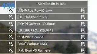 LISTE GTA ONLINE PS5