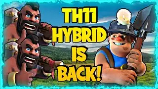 Th11 Hybrid Attack: ⭐⭐⭐ Th11 Miner Hog Attack Strategy 2020 | Clash of Clans - Coc
