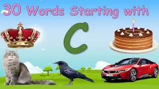 30 Words Starting with Letter C ||  Letter C words || Words that starts with C
