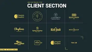 Css Client Section Effect on Hover | Client Section | Our Client | HTML & CSS