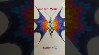 Geometrical Butterfly drawing for Beginners | Geometry Design