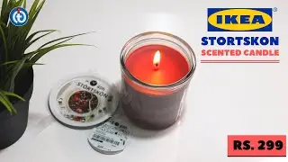 IKEA ST&Ouml;RTSK&Ouml;N Scented Candle In Glass Review