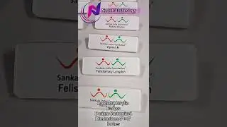 Make your Identity Shine with Custom Badges!#bangalore #badge #school #college #event #printing