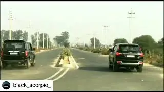Ford endeavour vs Mahindra Scorpio drag race 18 lakh vs 40 lakh
