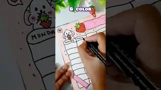 Try out this cutest PINTEREST style 🤩 Time Table for School........🏫📚✏🖋 | School Supplies