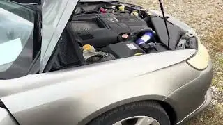 Прозрачная Японская мусорка. Запуск мотора EJ20X Subaru Legacy B4 BL5 S-021