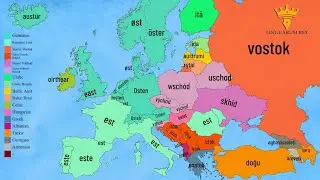 Cardinal Directions in 42 Languages | European Languages Comparison