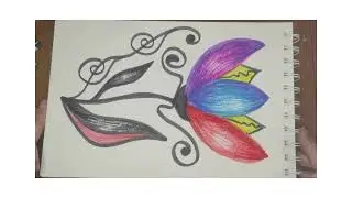 Relax and Meditate with Colorful Doodling. Color Therapy Drawing