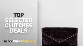 Top Black Friday Clutches Deals: Rebecca Minkoff Women's Leo Clutch, Dark Cherry, One Size