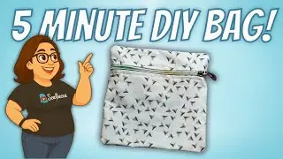 Fastest DIY Pencil Pouch Ever Using One Fat Quarter!