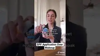 Sunscreen Application Over Makeup