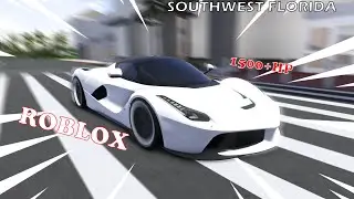 Picking Up And Customizing My New Ferrari LAFERRARI *ROBLOX SOUTHWEST FLORIDA*
