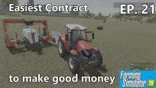 FS25 RiverBend Springs ep21 - We convert 2 fields to rice and find an easy money generator contract.
