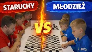 STARUCHY kontra MŁODZIEŻ w WARCABY