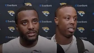 Jourdan Lewis & Travis Etienne Discuss Performance vs. Panthers in Week 1 | Jacksonville Jaguars