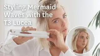 Styling Mermaid Waves on Short Hair using the T3 Lucea 1