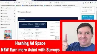 Hashing Ad Space Update | NEW Earn Asimi with Surveys
