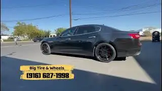 2016 Maserati Quattroporte - Big Tires And Wheels #viralvideos #rims #wheels #tireshop #carwheels
