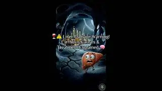 🍷⚠️ Liver Damage Warning! Cirrhosis Causes & Treatment Explained 🧠