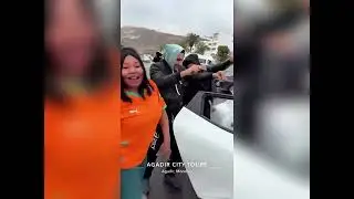 Malgr&eacute; la forte pluie et ce froid intense les ivoiriens &eacute;tais partout au Maroc 🇨🇮🇲🇦❤️🐘