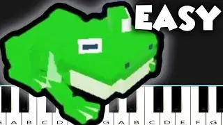 99 NIGHTS IN THE FOREST - THE FROG INVASION - EASY PIANO TUTORIAL