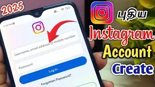 Instagram la New Id Open Pannuvathu Eppadi Tamil | Instagram New Account Open Tamil
