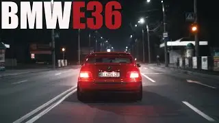 BMW e36 328i Ferrari Red | Night drive